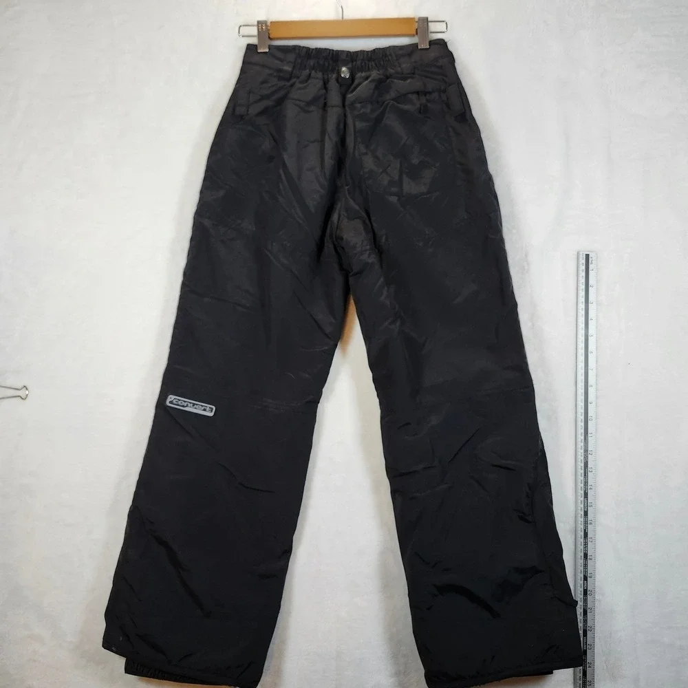 Columbia Convert Ski Pants Youth 14/16 Black Insulated Snowboard Pockets‎